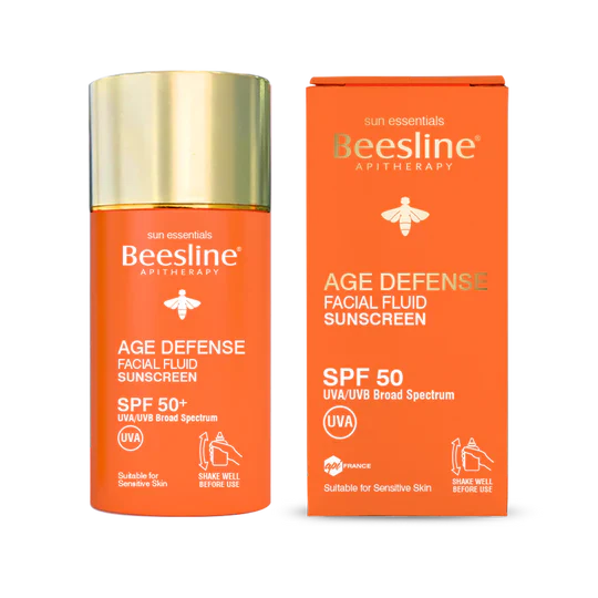 BEESLINE AGE DEFENSE FACIAL FLUID SUNSCREEN SPF 50 40ML