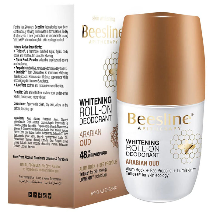 BEESLINE DEO WHITENING ROLL-ON - ARABIAN OUD