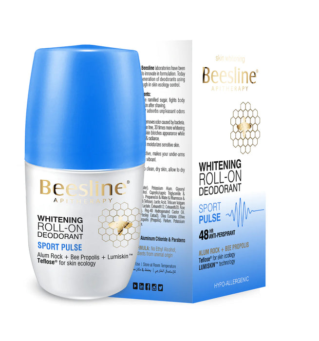 BEESLINE WHITENING ROLL-ON DEODORANT - SPORT PULSE 50ML