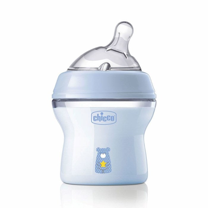 CHICCO NaturalFeeling Bottle 150ml Soft Flow 0+ Colored