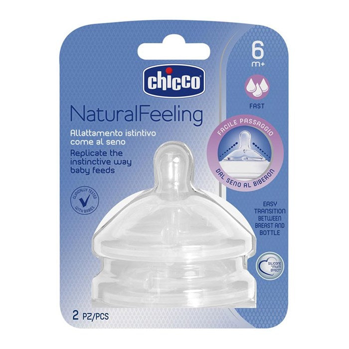 CHICCO NaturalFeeling Teat 6M+ Fast Flow