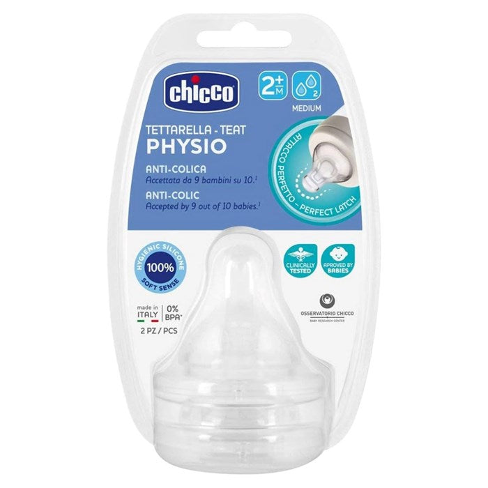 CHICCO Perfect 5 Teat 2m Medium Flow 2M+