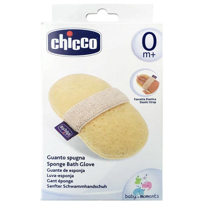 CHICCO SPONGE BATH GLOVE 0M+