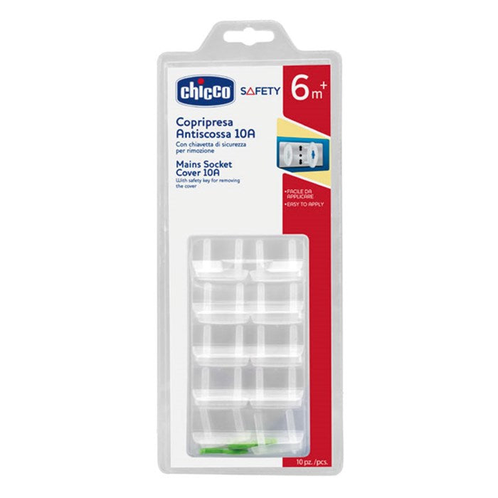 CHICCO Standard Socket Covers (10A) 6M+