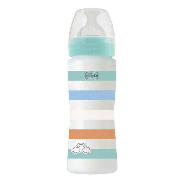 CHICCO Well-Being Plastic Bottle 330ml Fast Flow 4M+ 330ML