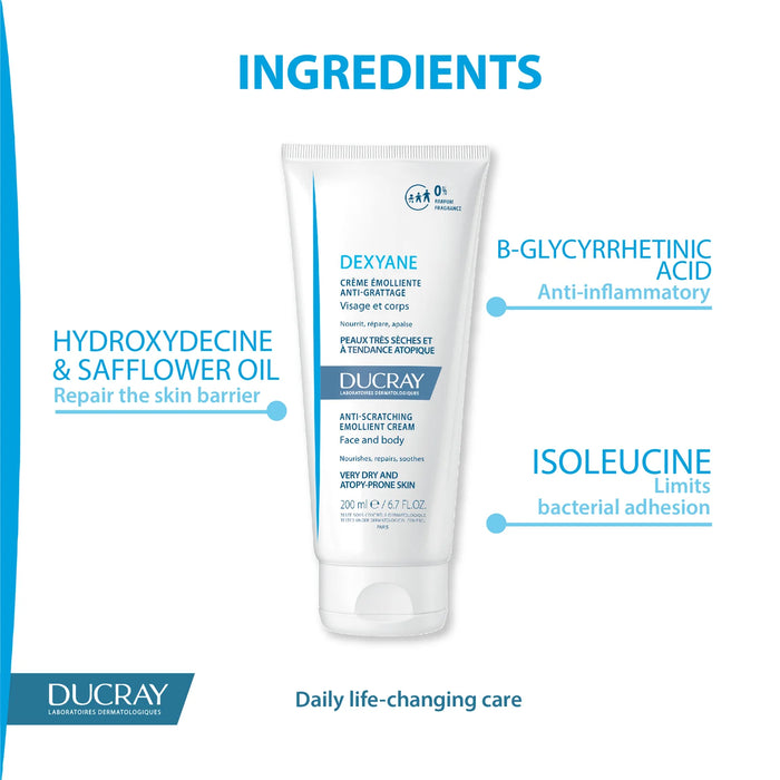 DUCRAY DEXYANE CREME EMOLLIENTE ANTI-GRATTAGE 200ML