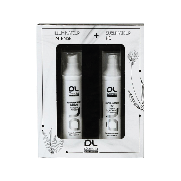 DERMALIA COFFREE BOX ILLUMNATEUR INTENSE 50ML + FREE SUBLIMATEUR HD 50ML