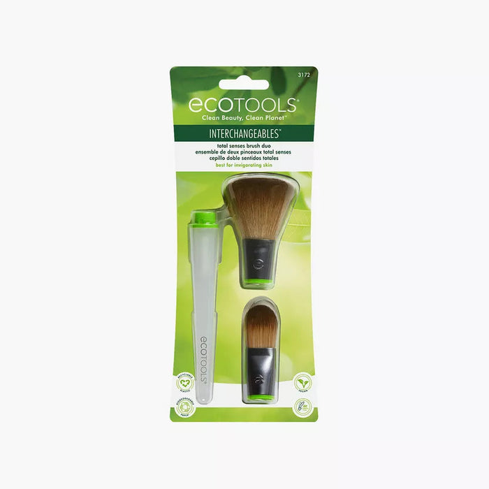 ECOTOOLS INTERCHANGEABLES - TOTAL SENSES BRUSH DUO