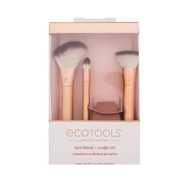 ECOTOOLS PRECIOUS METALS FACE BLEND + SCULPT SET