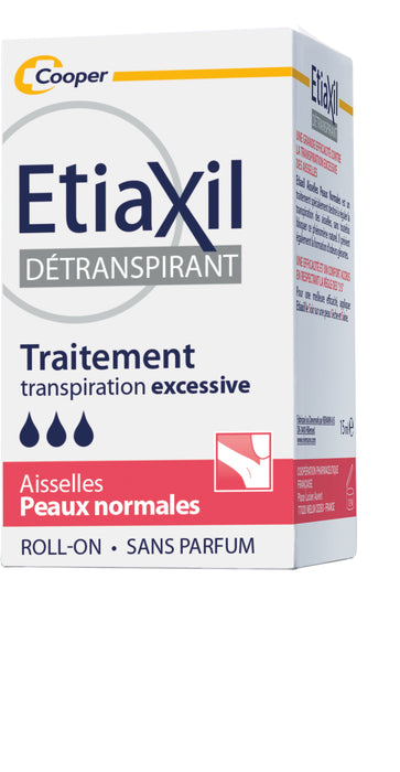 ETIAXIL ANTIPERSPIRANT NORMAL SKIN ARMPITS ROLL-ON 15ML