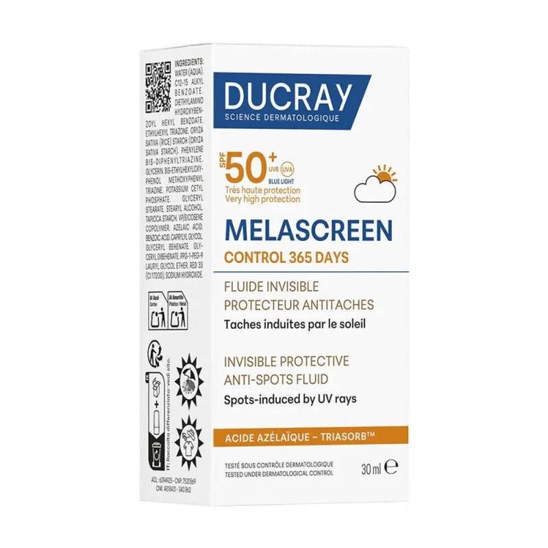 DUCRAY Melascreen Control Invisible Fluid SPF50+ 30 ml