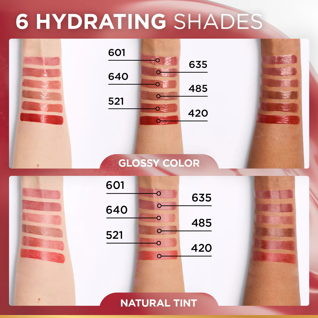 Loreal Hyaluron Tint Lip Stain Serum Long Lasting, Hydrating Lip Makeup Infused with Hyaluronic Acid 5ml