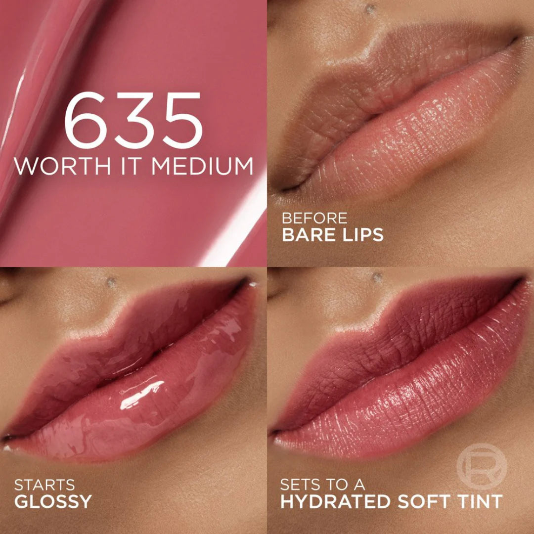 Loreal Hyaluron Tint Lip Stain Serum Long Lasting, Hydrating Lip Makeup Infused with Hyaluronic Acid 5ml