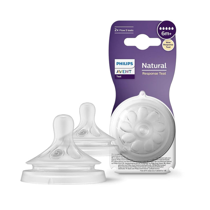 AVENT Disposable Silicone Teats Natural