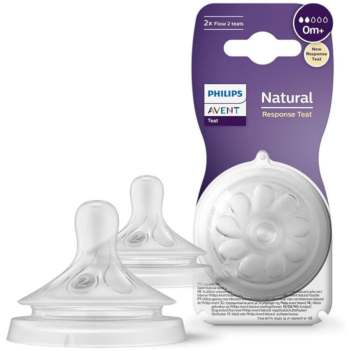 AVENT Disposable Silicone Teats Natural