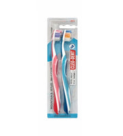 Cleo-Dent Mountain Bristles – Maxi Care Medium Toothbrush x2