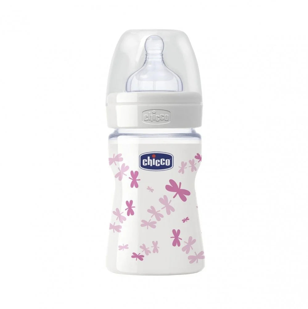 Chiccol Well-Being Glass Bottle 0M+ 150ML
