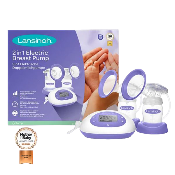 Lansinoh 2-In-1 Eelectric Breast Pump