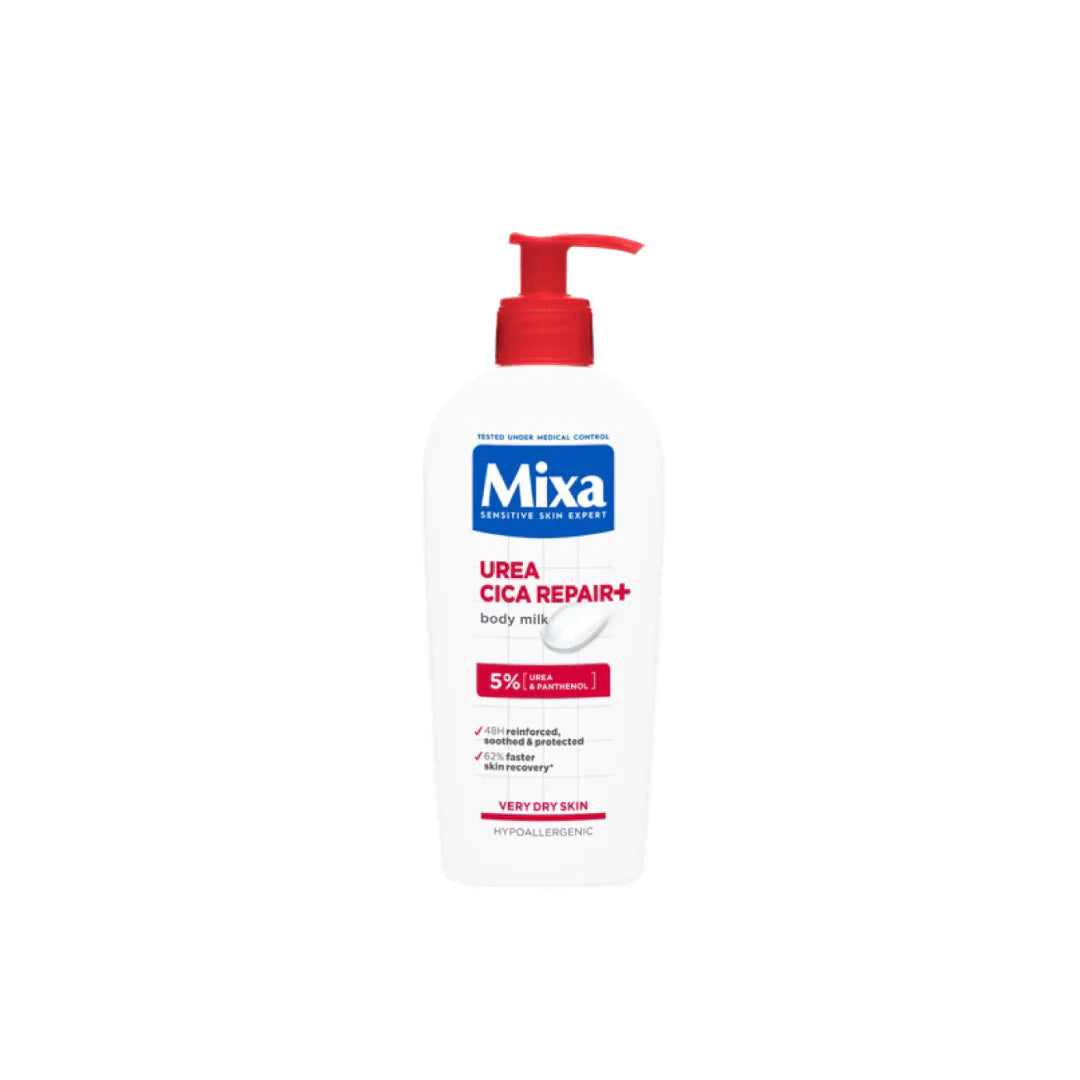 Mixa Urea Cica Repair Body Lotion - For Keratosis Pilaris, Dry Rough Fragile Skin & Tiny Reddish Bumps 250ML