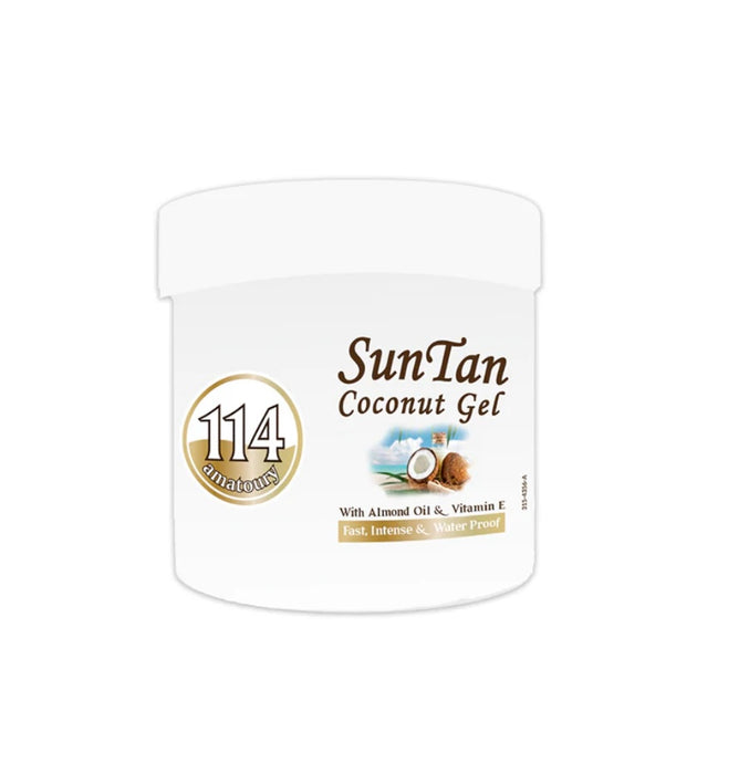 Amatoury Sun Tan Coconut Gel Jar 350ml