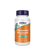 Now Chromium Picolinate 200 Mcg 100 Capsules