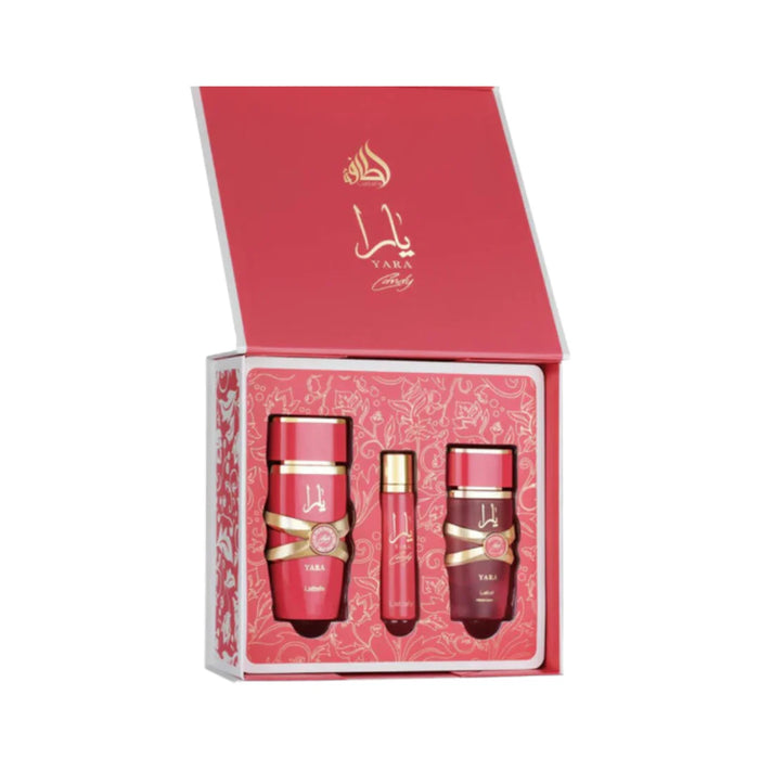 Lattafa Yara Candy 3pcs Perfume Gift Set