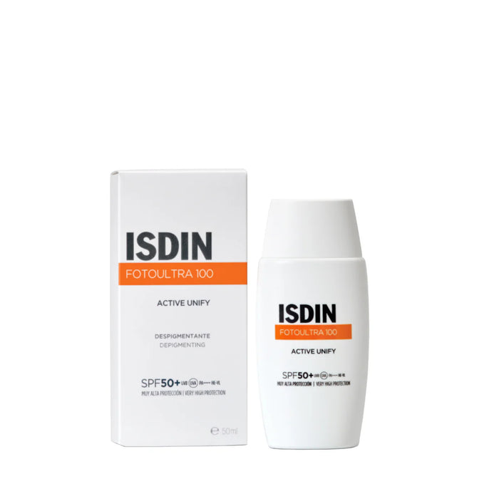 ISDIN FOTO ULTRA 100 ACTIVE UNIFY TRANSPARENT FUSION FLUID SPF50+ 50ML