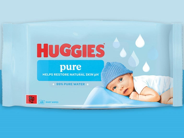 Huggies wipes pure