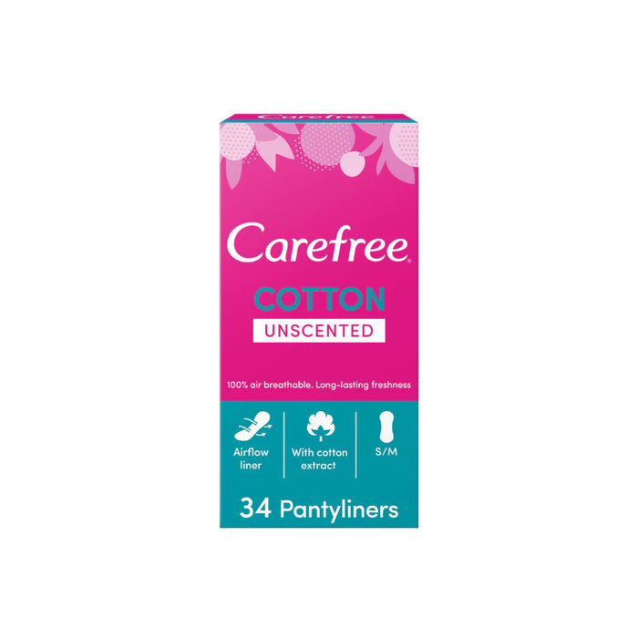 Carefree Cotton Feel Panty Liners