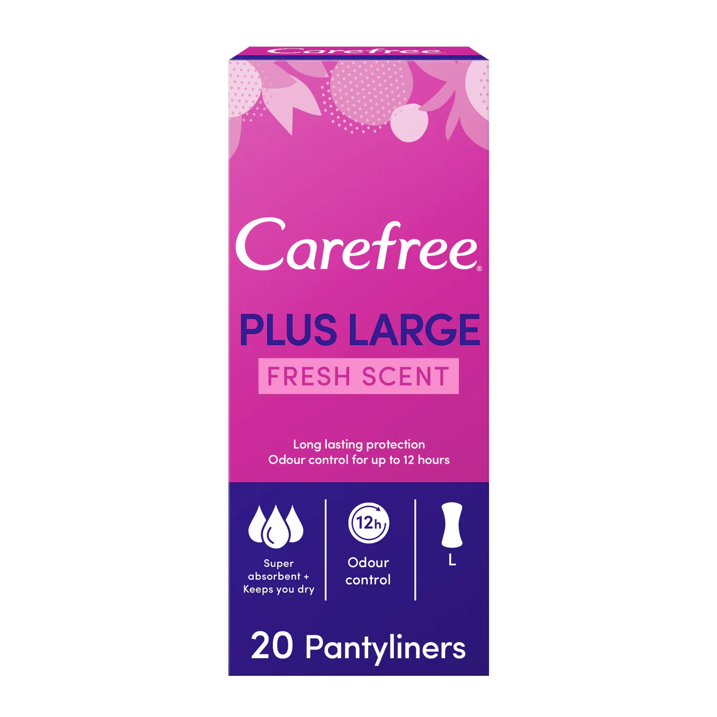 Carefree Large Fresh 20s