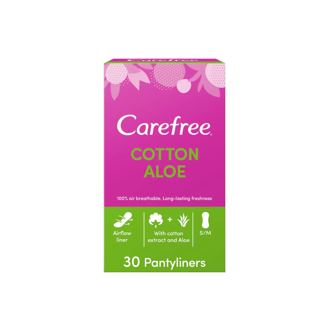 Carefree Normal Aloe Panty Liners