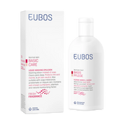 Eubos Liquid Washing Emulsion Red - Face & Body Cleanser 200ML