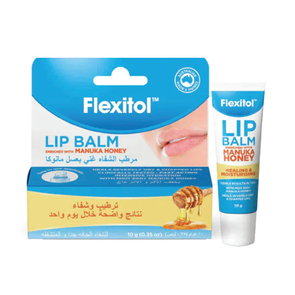 Flexitol Lip Balm With Manuka Honey 10G