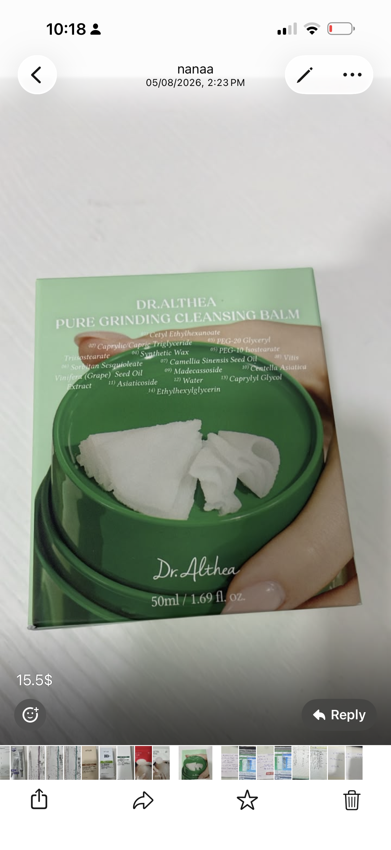 DR.ALTHEA PURE GRINDING CLEASING BALM