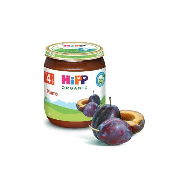 HiPP Organic Plums 125g 4M+