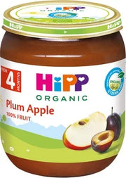 HiPP Organic Plum Apple 125g 4M+
