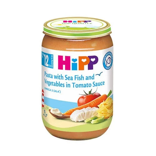 HiPP Organic Pasta with Sea Fish and Vegetables 220g 12M+