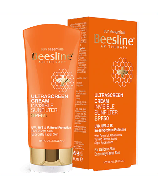 BEESLINE ULTRASCREEN CREAM INVISIBLE SUNFILTER SPF 50 60ML