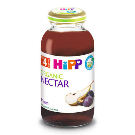 Hipp Juice Nectar Plum 4M+ 200ML