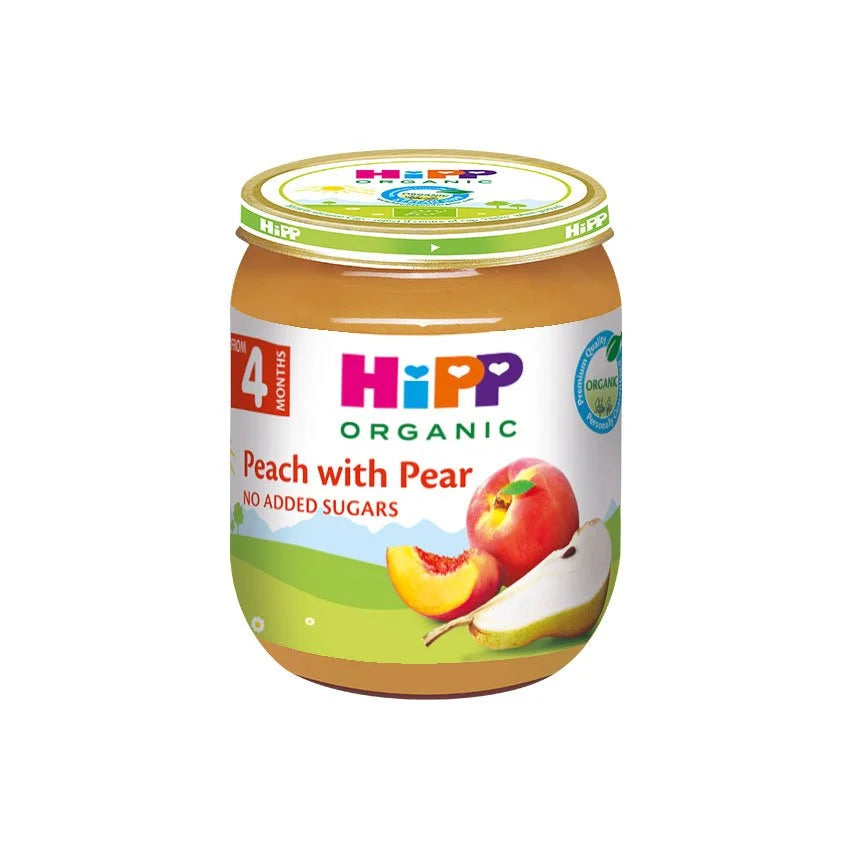 Hipp Peach with Pear 4M+ 125G