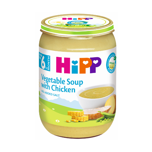 Hipp Vegetable Soup with Chicken 6M+ 190G