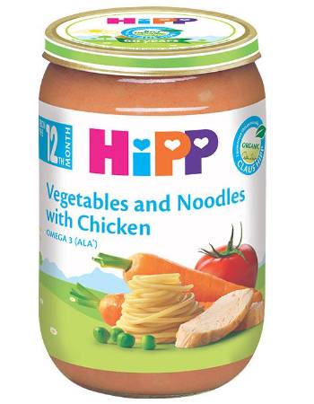 Hipp vegetable & Noodles with Chicken 12M+ 220G