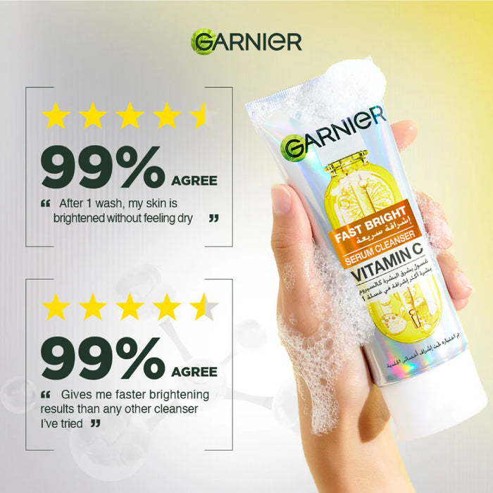 Garnier Fast Bright Serum Cleanser 100ML