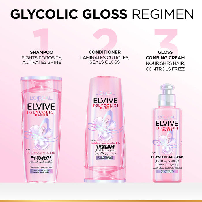 L'Oréal Paris Elvive Glycolic Gloss Detangling Cream for Dull Hair