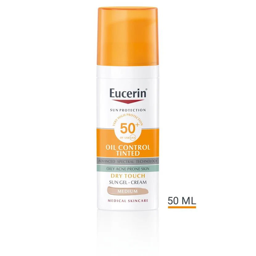 Eucerin SUN FACE OIL CONTROL TINTED MEDIUM SPF 50+