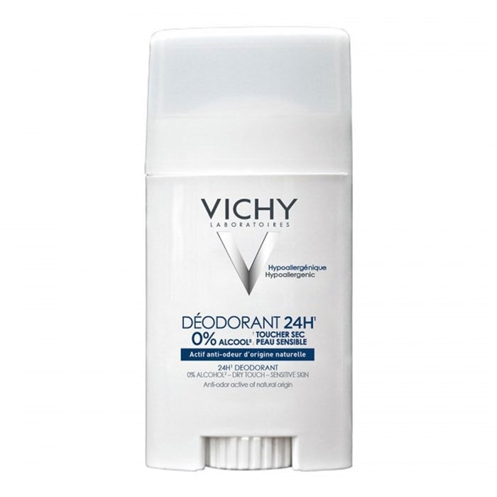 VICHY 24 HOUR DEODORANT STICK FOR SENSITIVE SKIN ALUMINIUM FREE 40ML