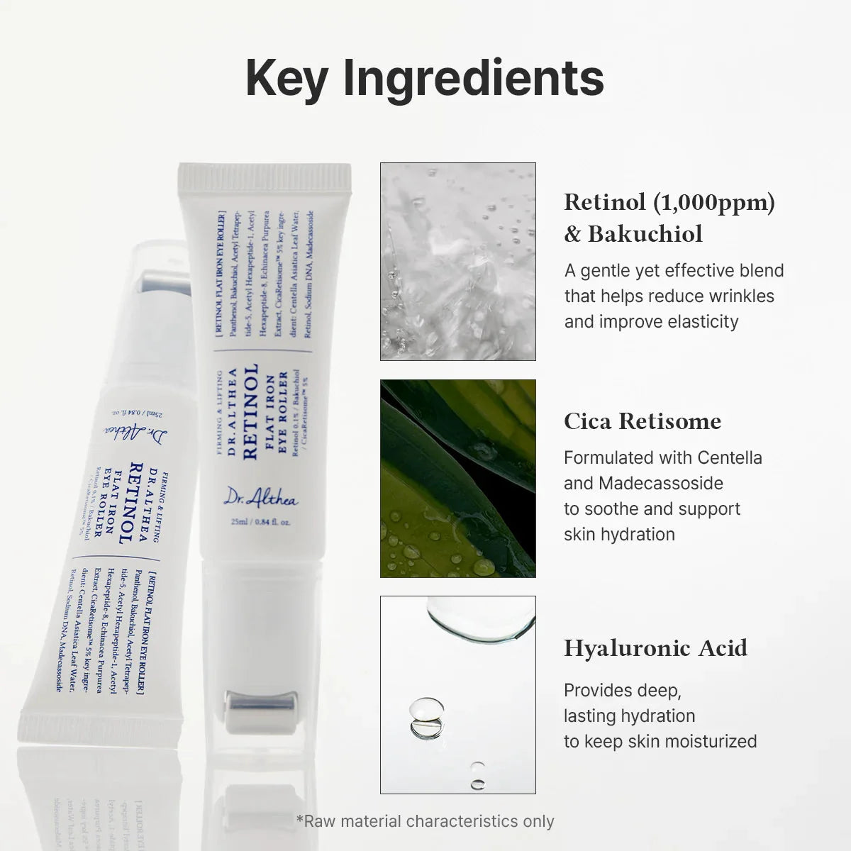 DR.ALTHEA RETINOL FLAT IRON EYE ROLLER