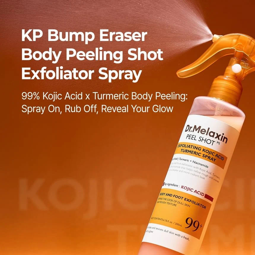DR.MELAXIN PEEL SHOTEXFOLIATING KOJIC ACID TURMERIC SPRAY