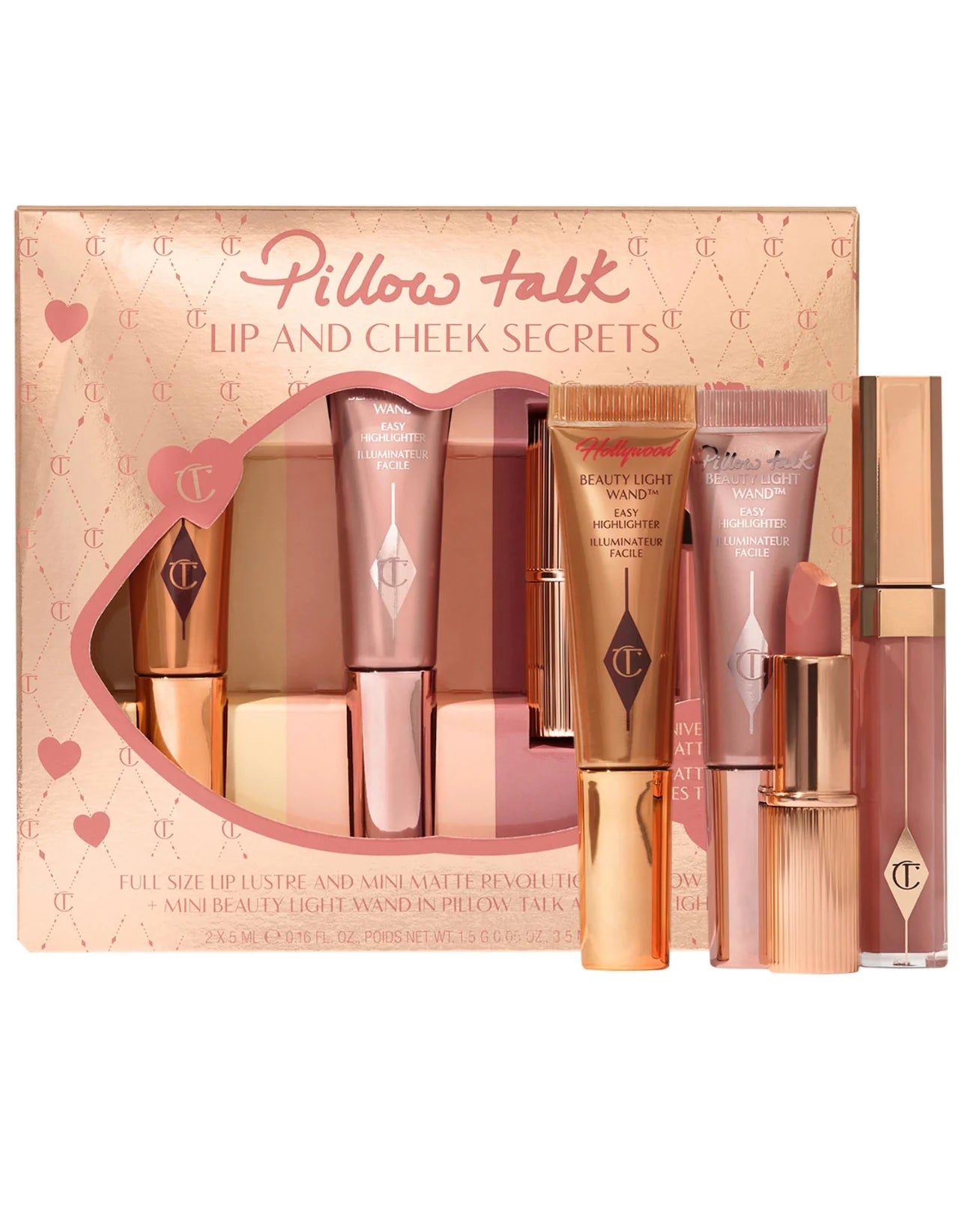 CHARLOTTE TILBURY Pillow Talk Lip and Cheek Secrets Set