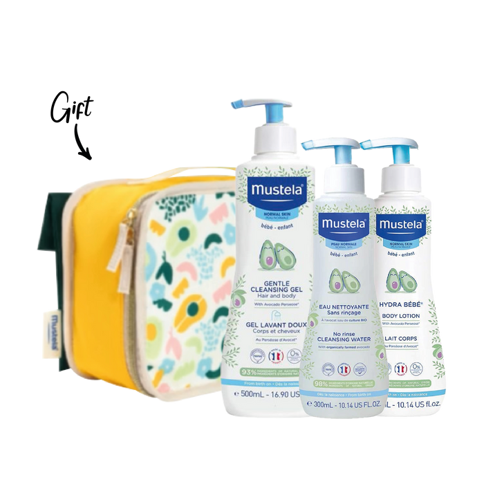 MUSTELA SET PLUS FREE YELLOW POUCH